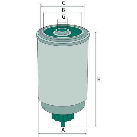 MANN FILTER Kraftstofffilter ab SN 3014894 FF19599 Vergleichs-Nr 