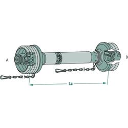Walterscheid Gelenkwelle W2500 710 S4-S5 Nockenschaltkupplung 2500Nm 1 Walterscheid Gelenkwelle W2500 710 S4-S5 Nockenschaltkupplung 2500Nm 1