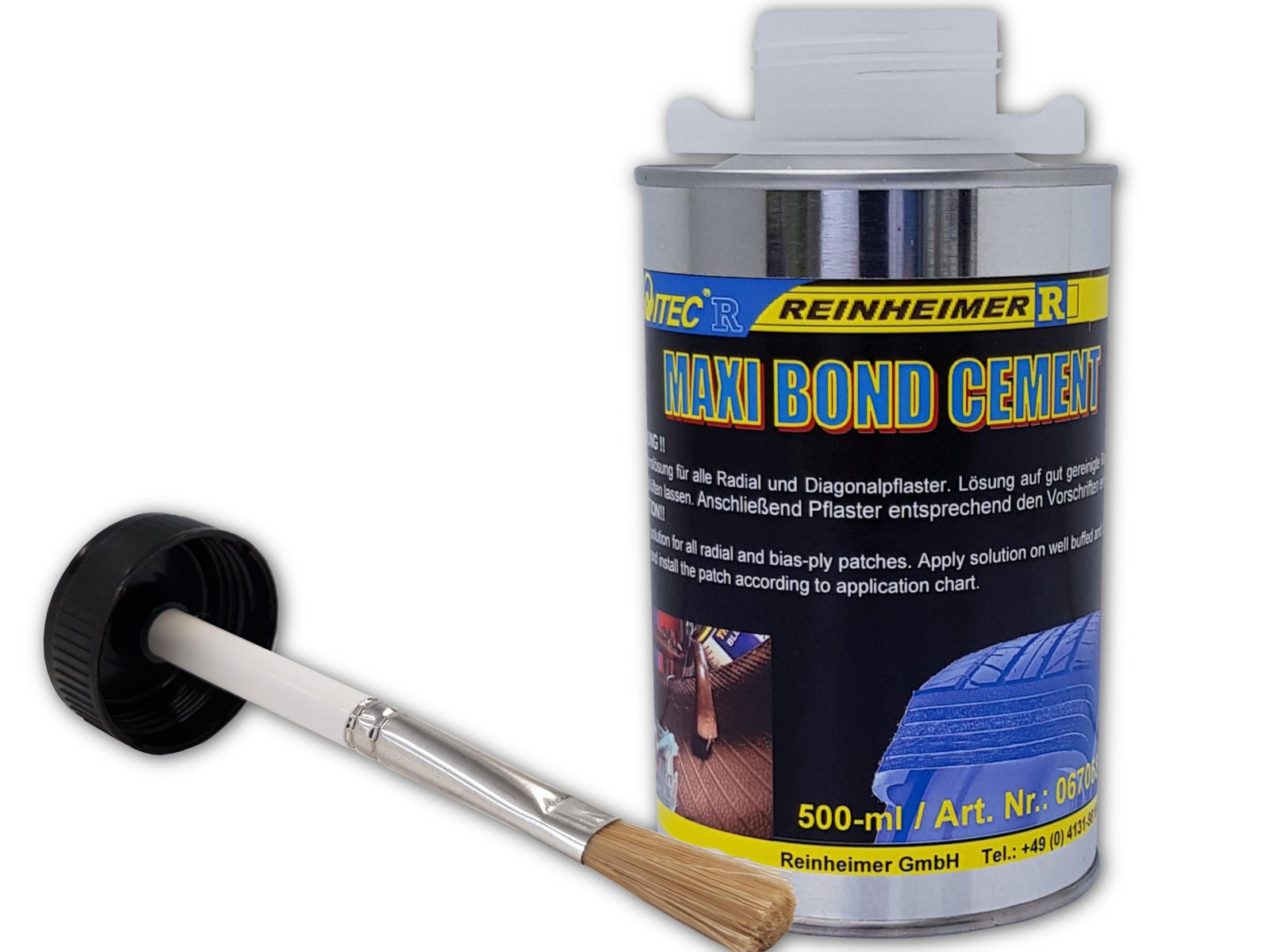 Vulkanisier-Flüssigkeit MAXI BOND CEMENT MBC-658F Dose 500ml blau ...